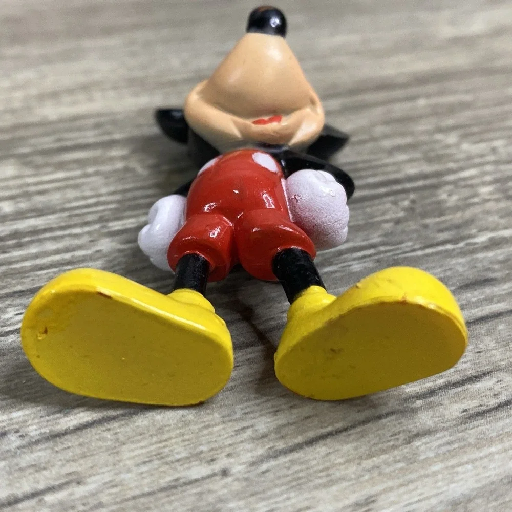 Vintage Disney Mickey Mouse Figure Small Plastic‎ Collectible Toy Character